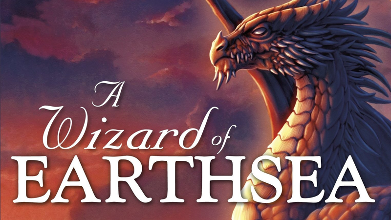 A section of the cover of A Wizard of Earthsea.